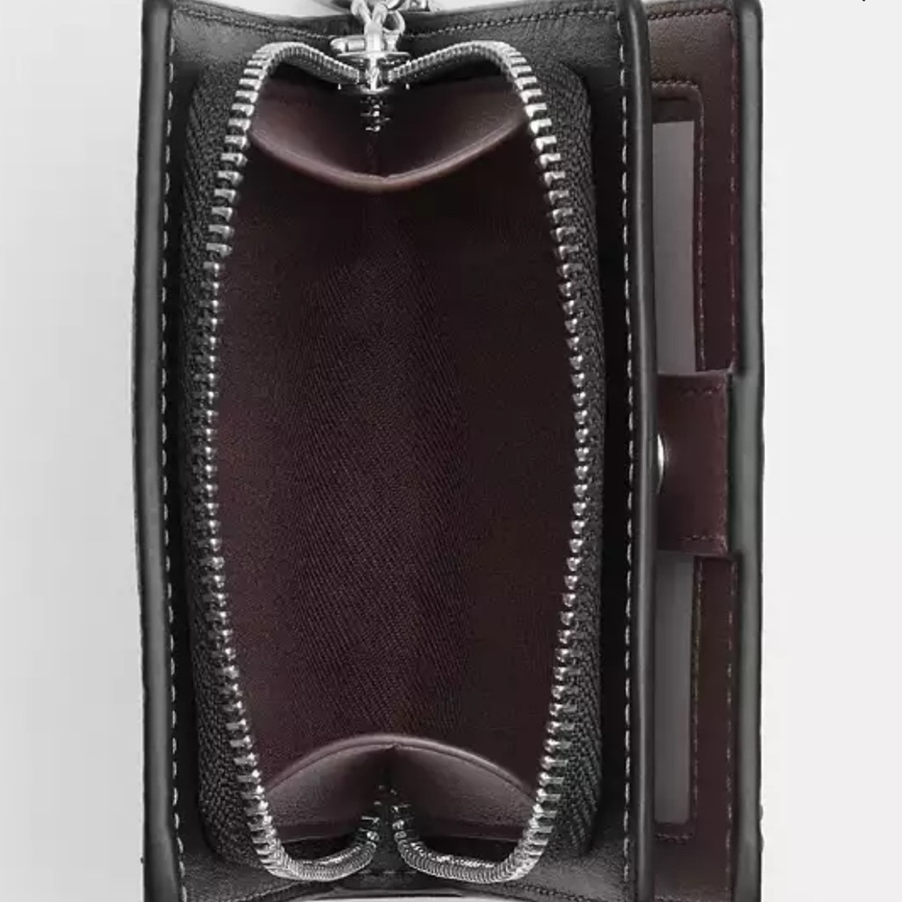 Coach Snap Wallet With Heart Bolt Print nwt - Picture 3 of 6